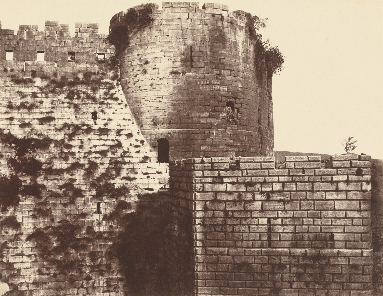 Kalaat-El Hosn, segundo recinto, exterior, mediodía,1859/1860 (foto) de Louis de Clercq