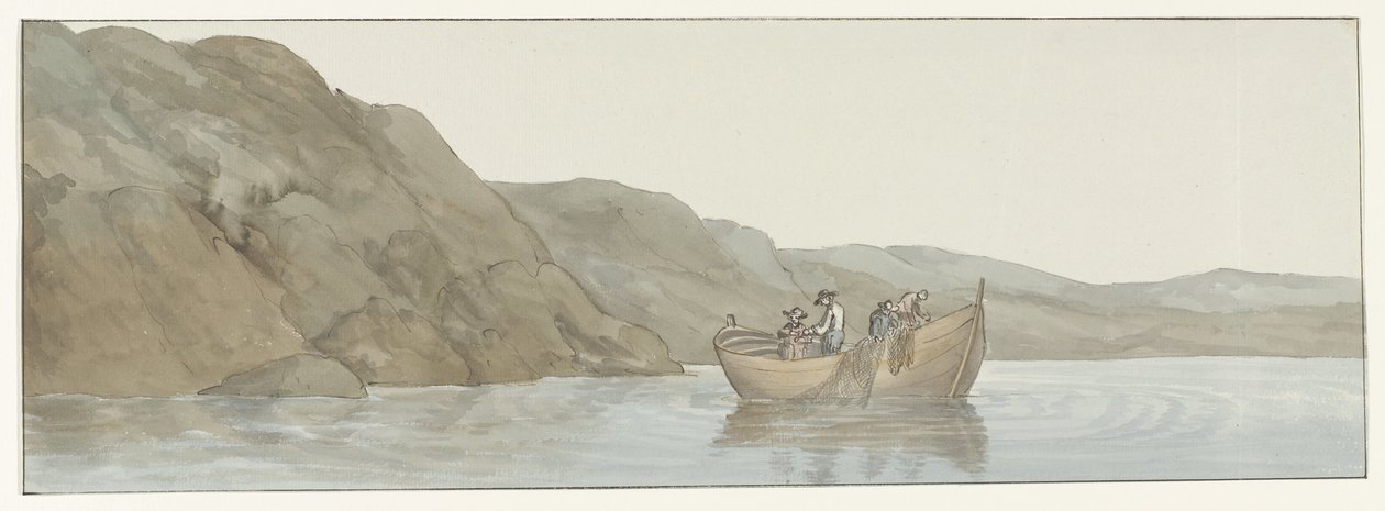 Vista de Cap Paceco en Calabria, cerca de la ciudad de Scilla
Vue du Cap Paceco en Calabre près de Scilla (título en el objeto)
Voyage en Italie, en Sicile et à Malte - 1778 (título de la serie) de Louis Ducros