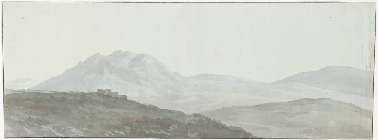 Visión de la cobertura de los Apeninos
Vista de algunos picos de los Apeninos (título en el objeto)
Voyage en Italie, en Sicile et à Malte - 1778 (título de la serie) de Louis Ducros