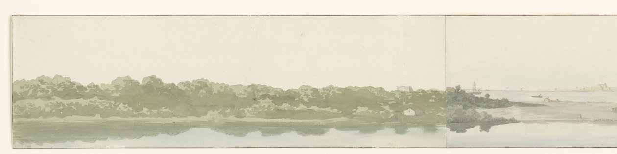 Haven van Brindisi
Vista del puerto de Brindisi (título en el objeto)
Viaje a Italia, Sicilia y Malta - 1778 (título de la serie) de Louis Ducros