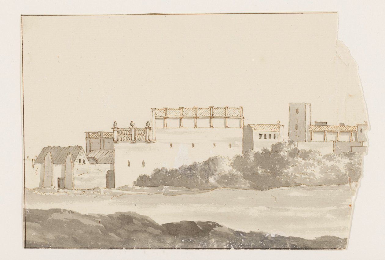 Klooster te Biseglia Viajes por Italia, Sicilia y Malta - 1778 (título de la serie) de Louis Ducros