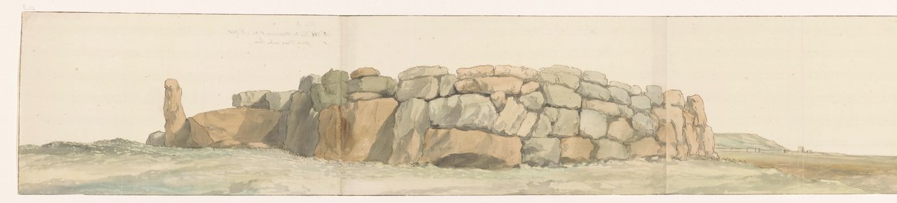 Monumento a los Fenicios de Carthagen en la isla de Gozo y otros lugares de interés
Otra vista del monumento del nº anterior tomada desde otro lado (título en el objeto)
Voyage en Italie, en Sicile et à Malte - 1778 (título de la serie) de Louis Ducros