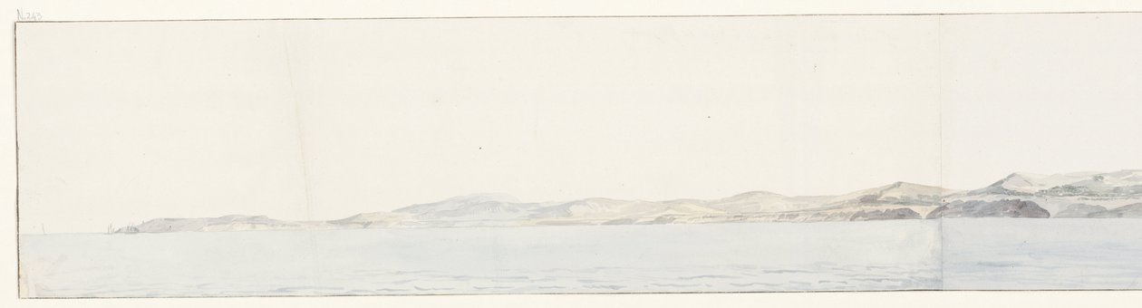 Panorama de Agrigento y el polvo
Vista lejana de la ciudad de Girgenti, y la costa (título en el objeto)
Viaje a Italia, Sicilia y Malta - 1778 (título de la serie) de Louis Ducros
