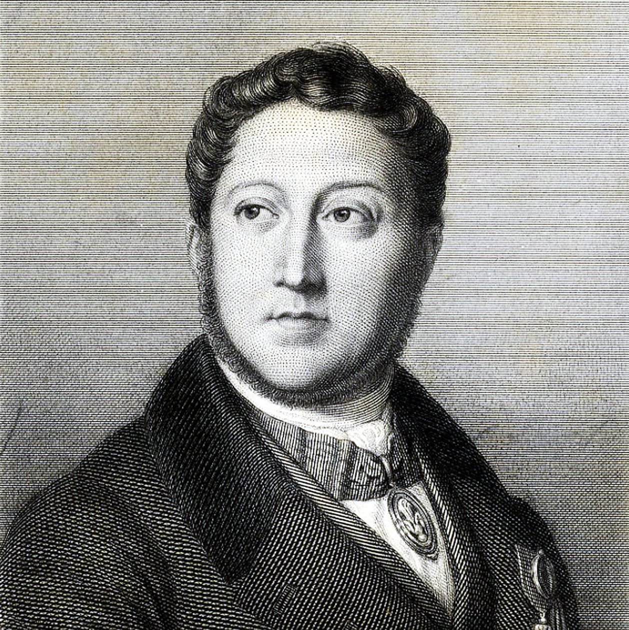 Retrato del compositor Gioachino Antonio Rossini 1792-1868, 1836 de Louis Dupré