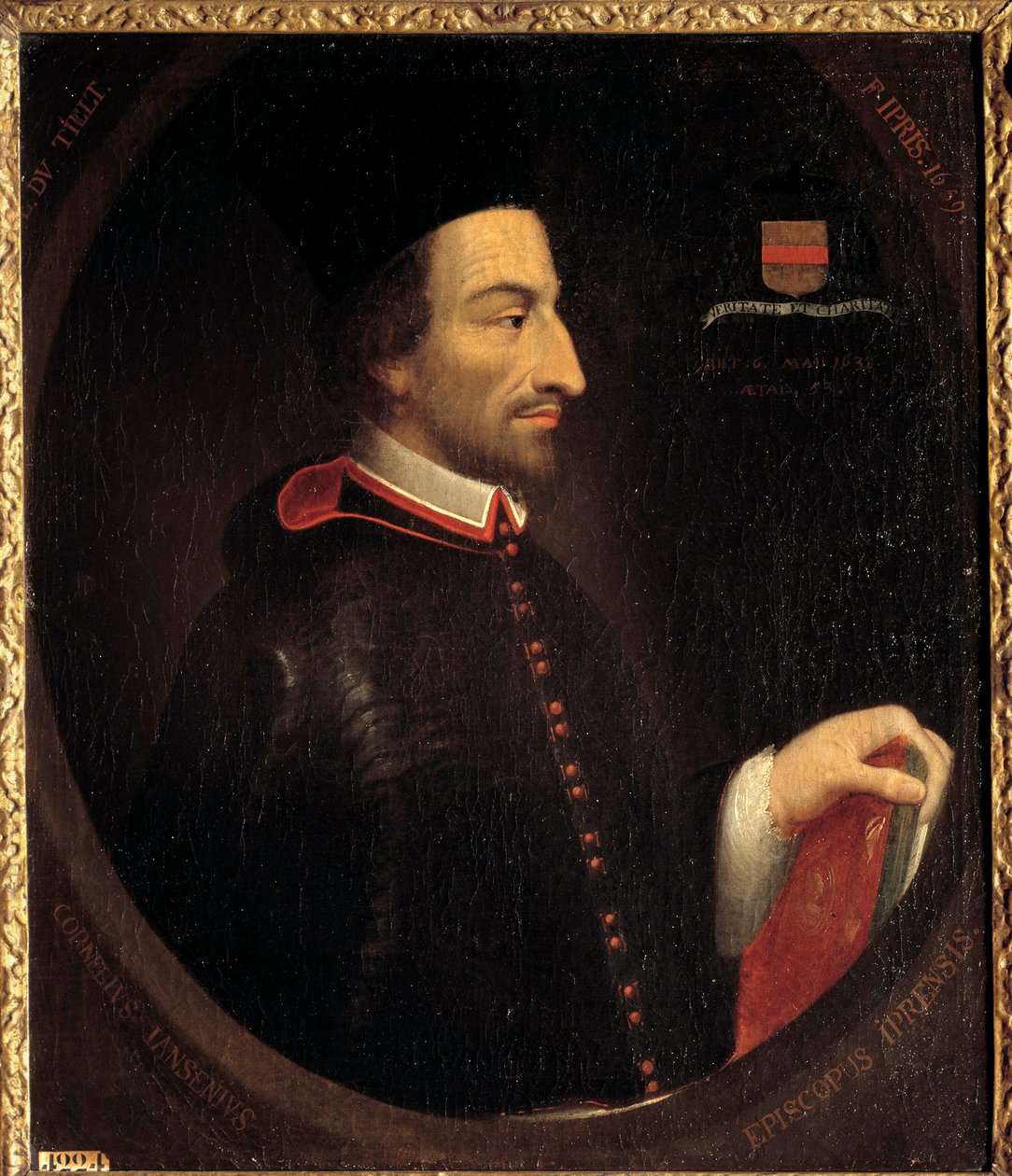 Retrato de Cornelius Jansen, dit Jansenius", Eveque d