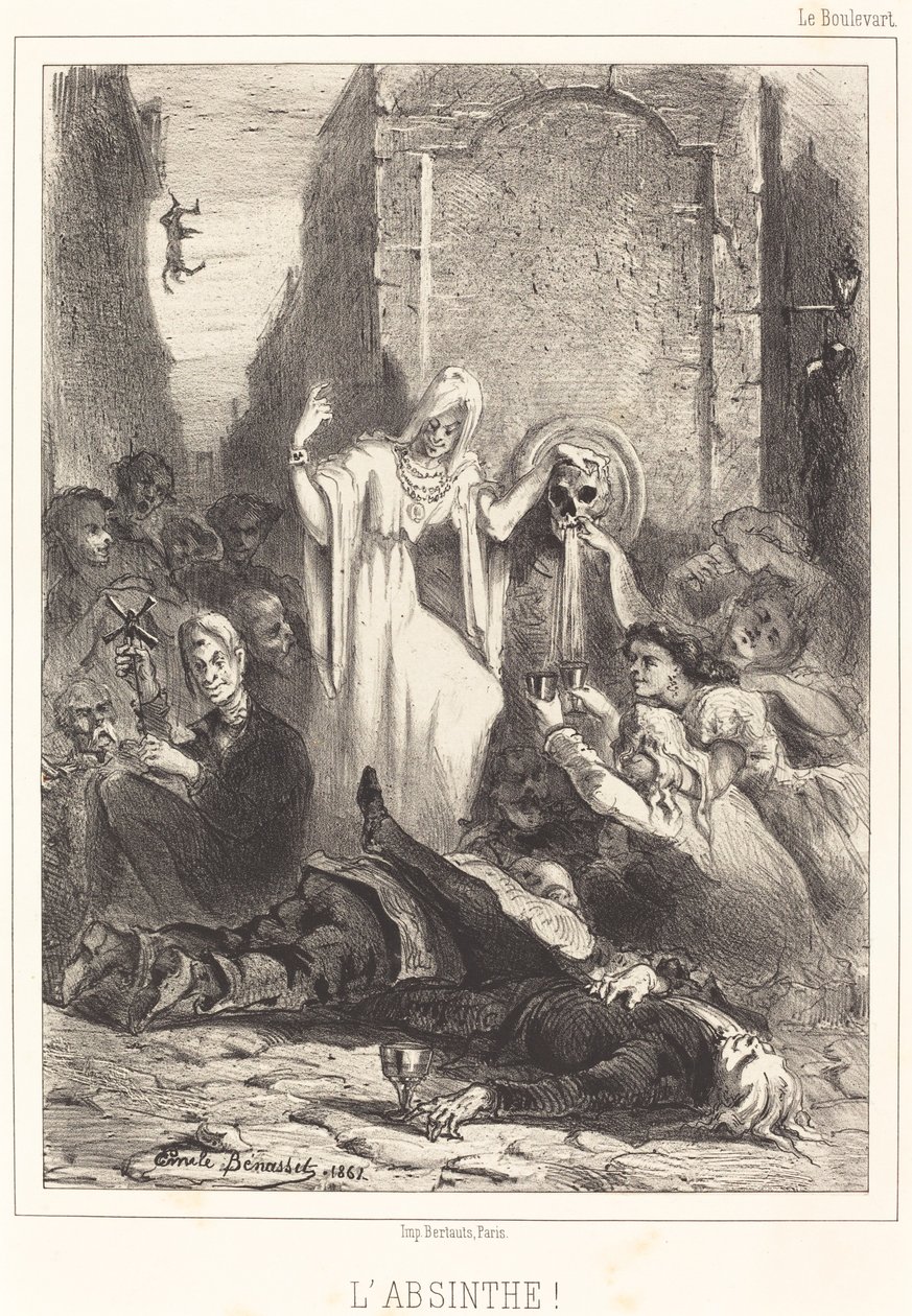 ¡El Ajenjo! de Louis Emile Benassit