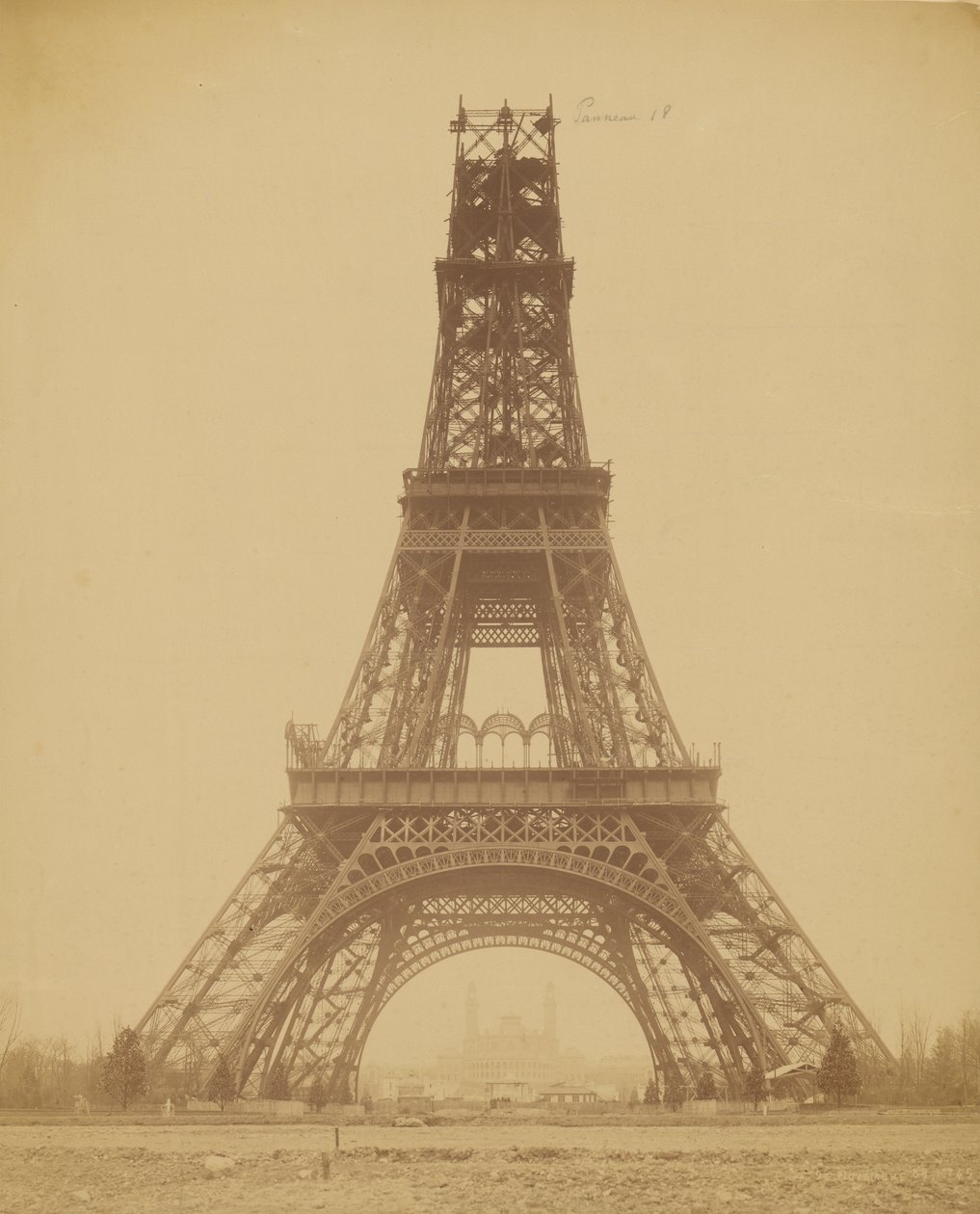 Construcción de la Torre Eiffel de Louis Emile Durandelle
