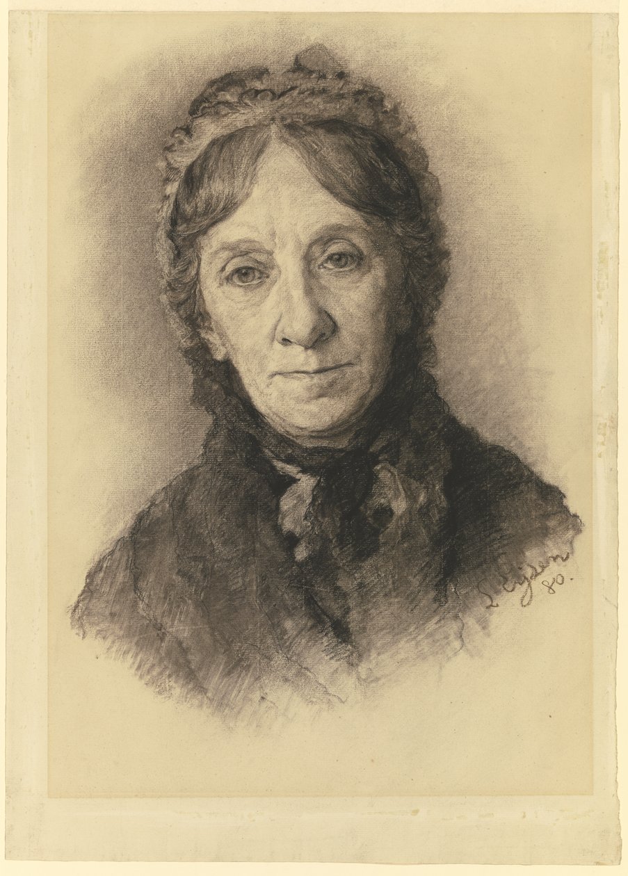 Retrato de la madre del artista de Louis Eysen