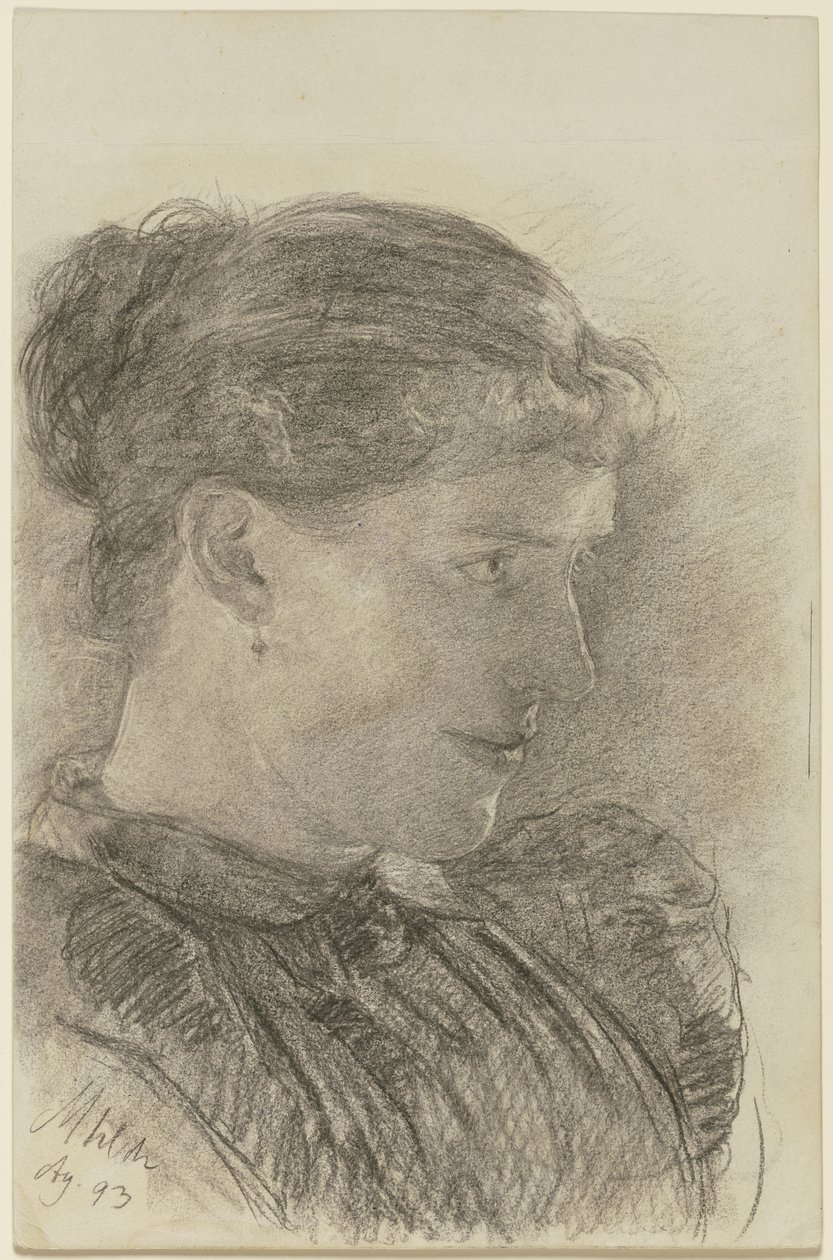 Retrato de la hermana del artista de Louis Eysen