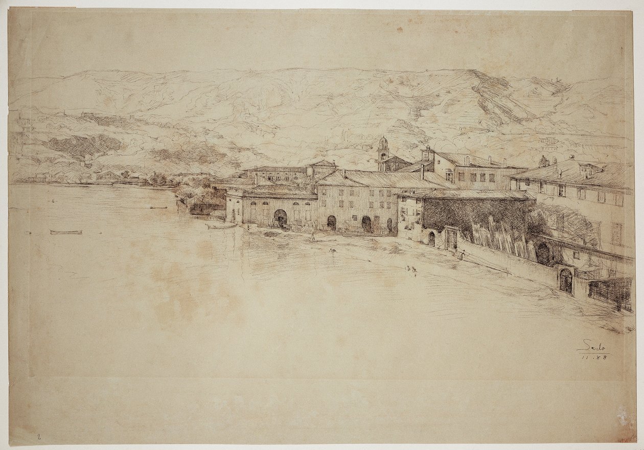 Salò en el lago de Garda de Louis Eysen