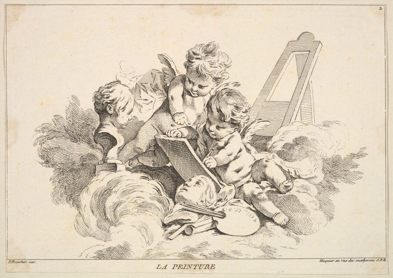 Pintura de Louis Felix de la Rue