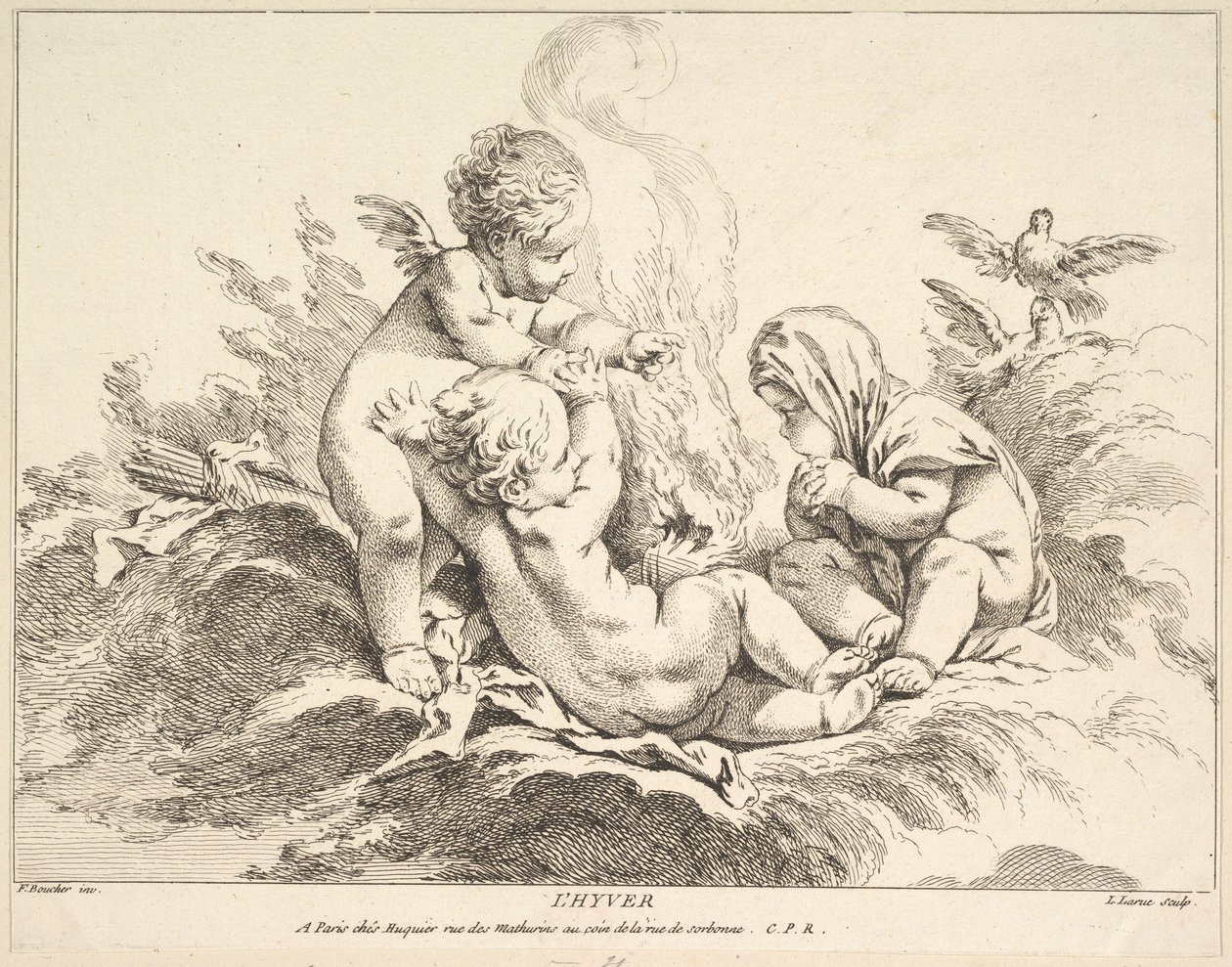Invierno de Louis Felix de la Rue