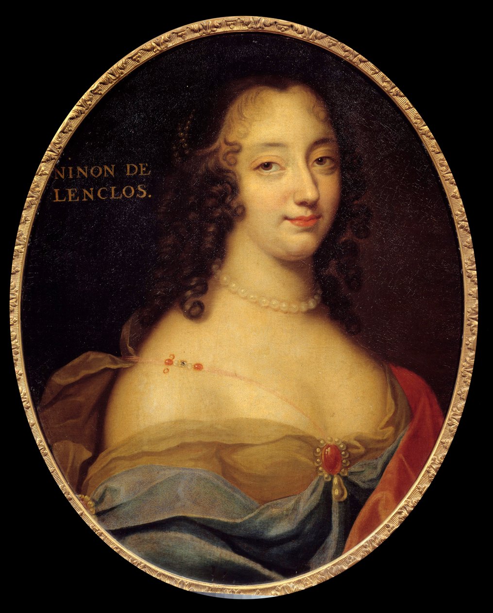 Retrato de la escritora francesa Anne Ninon de l