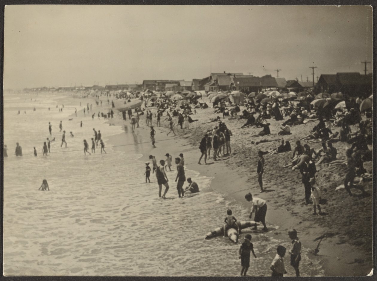 [Escena en la playa] de Louis Fleckenstein