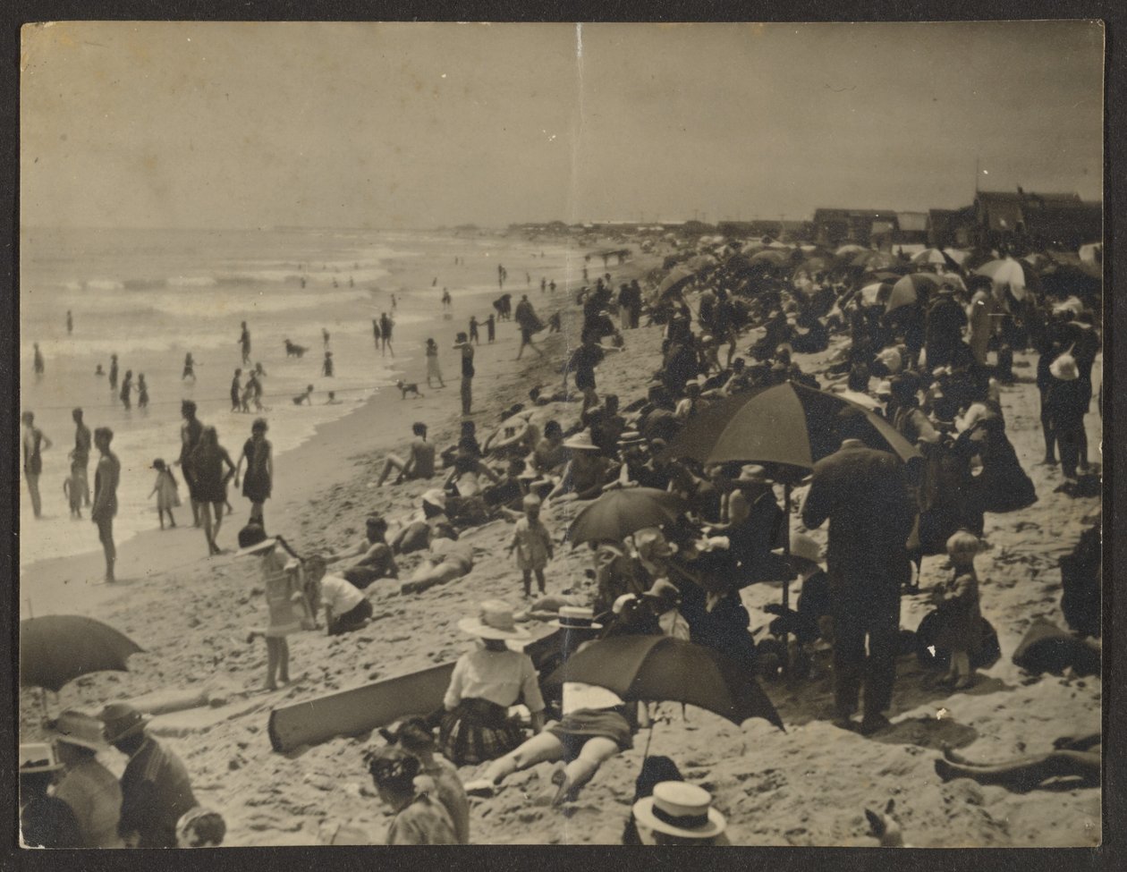 [Escena en la playa] de Louis Fleckenstein