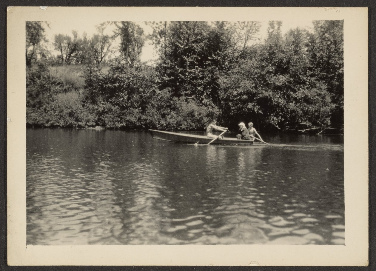 [Regata en el río Rogue] de Louis Fleckenstein