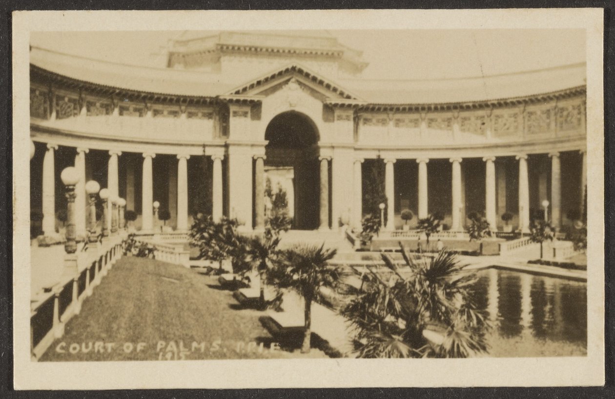 [Court of Palms, Pan Pacific International Exposition (P.P.I.E.)] de Louis Fleckenstein