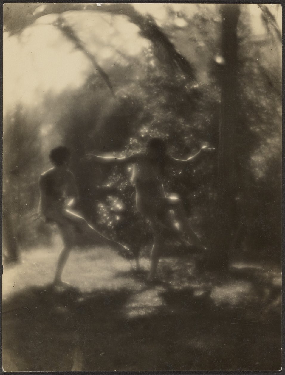 Bailarinas en un jardín de Louis Fleckenstein