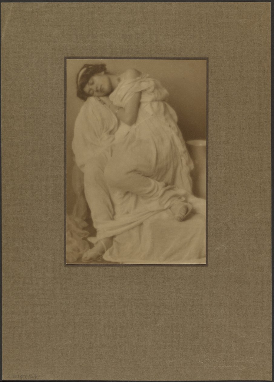 Modelo drapeado, durmiendo de Louis Fleckenstein