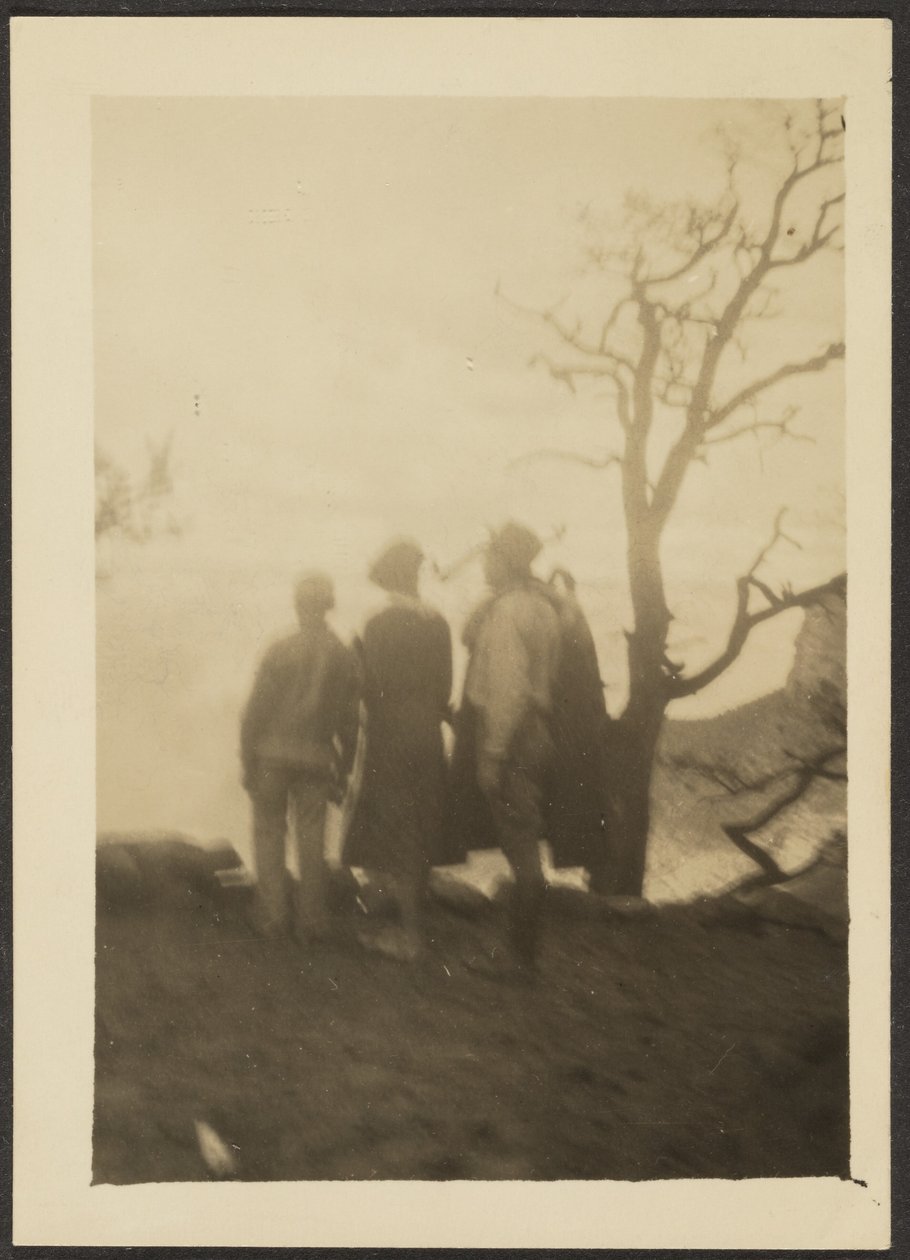[Figuras en la sombra con árbol] de Louis Fleckenstein