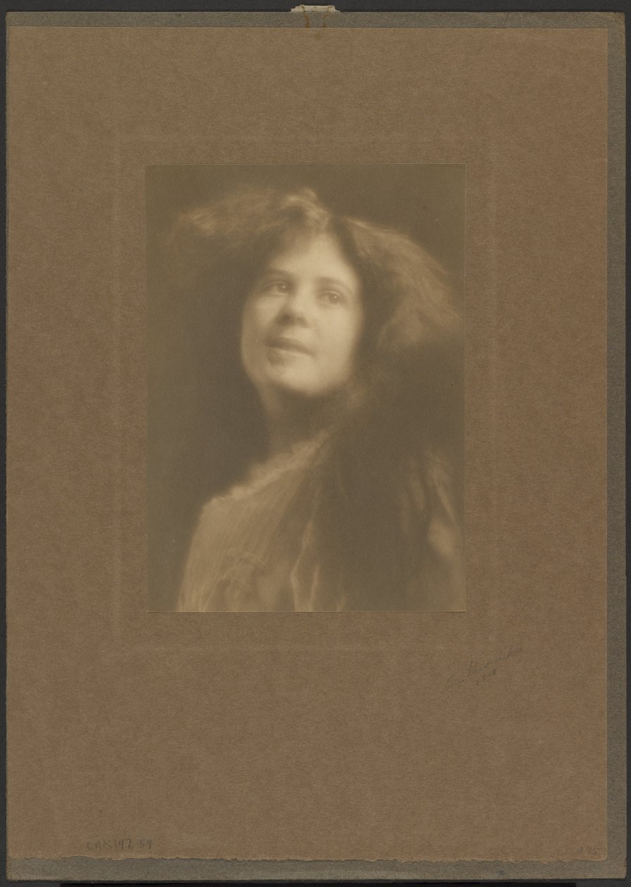 Chica con el pelo suelto de Louis Fleckenstein
