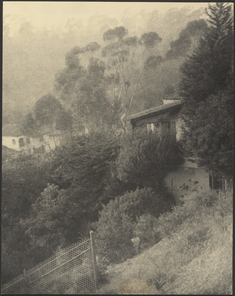 Casas en la ladera de Louis Fleckenstein