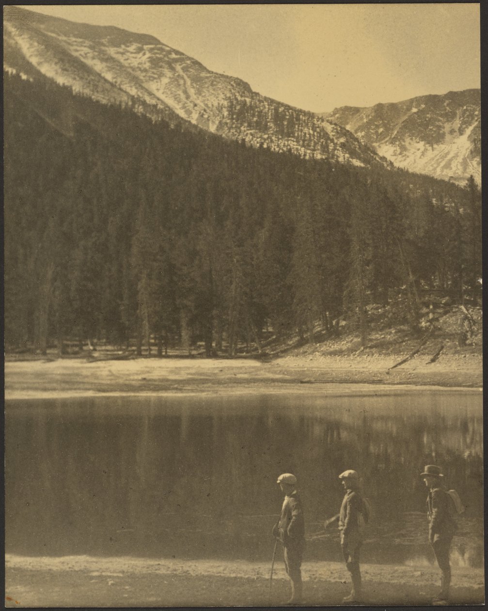 Lago cerca del monte Gorgonio de Louis Fleckenstein