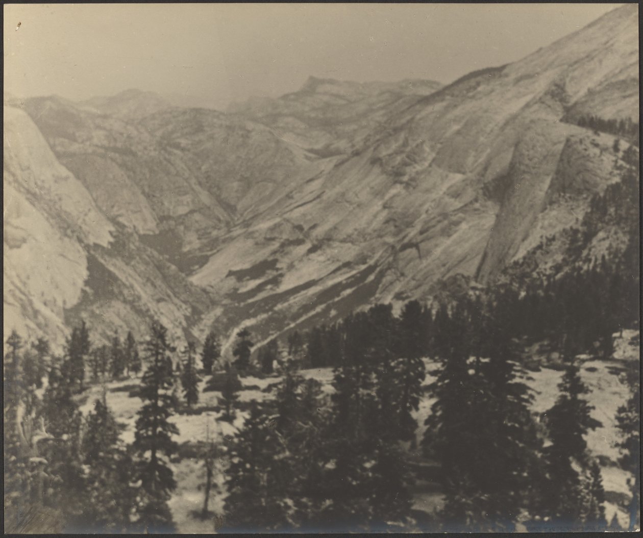[Paisaje montañoso con nieve] de Louis Fleckenstein