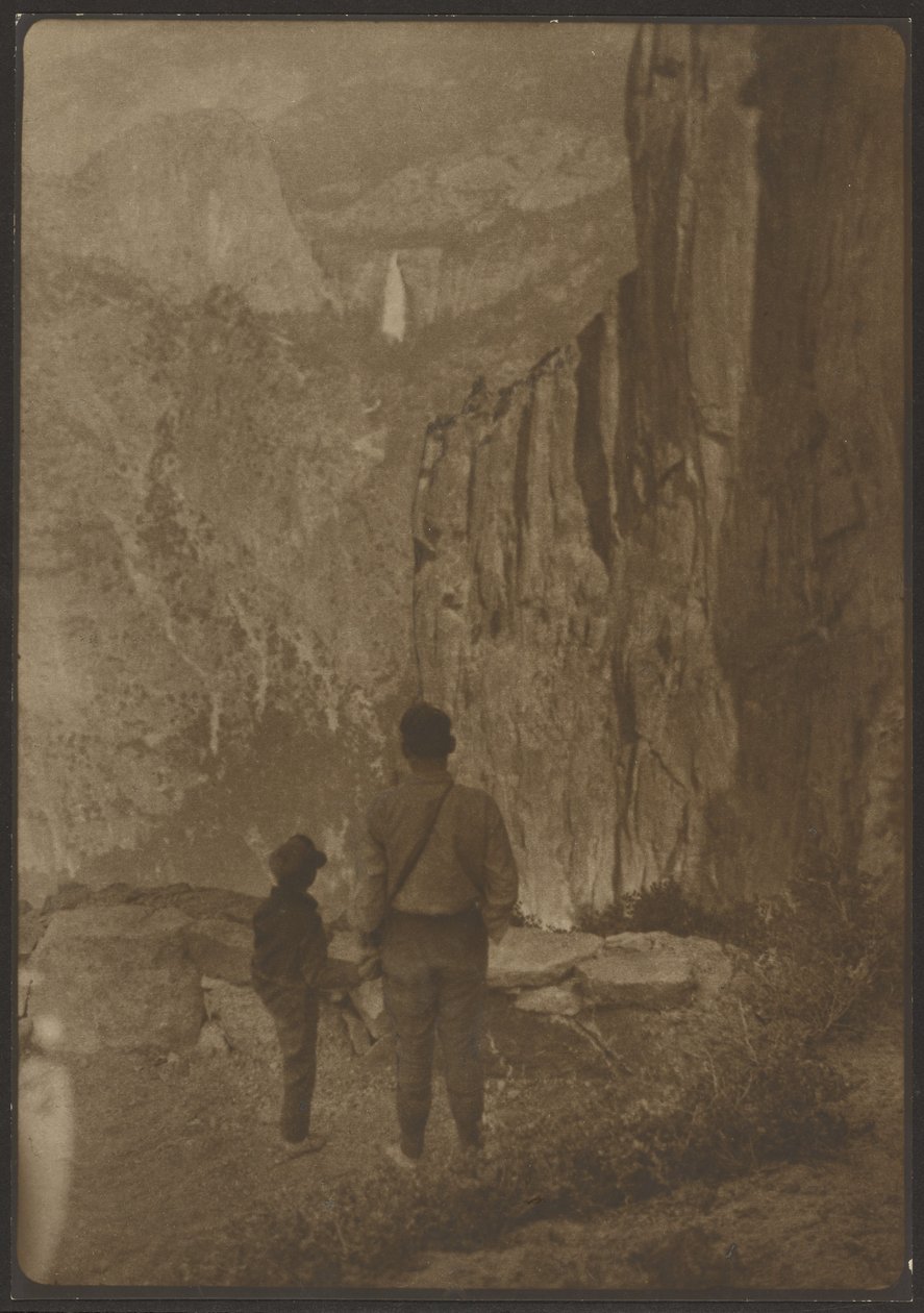 Sendero de Nevada Falls from Ledge, Yosemite de Louis Fleckenstein