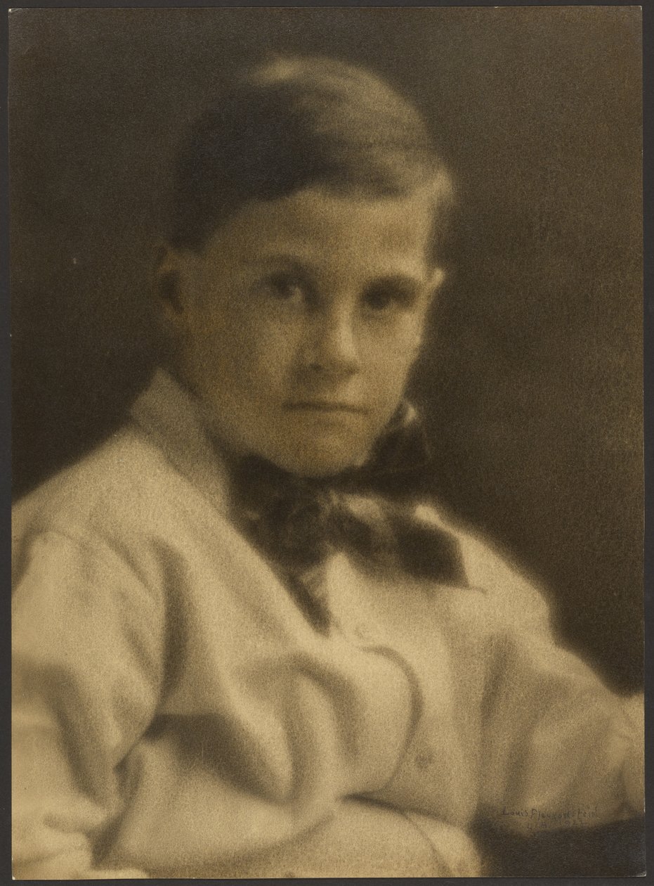 [Retrato de un chico con pajarita] de Louis Fleckenstein