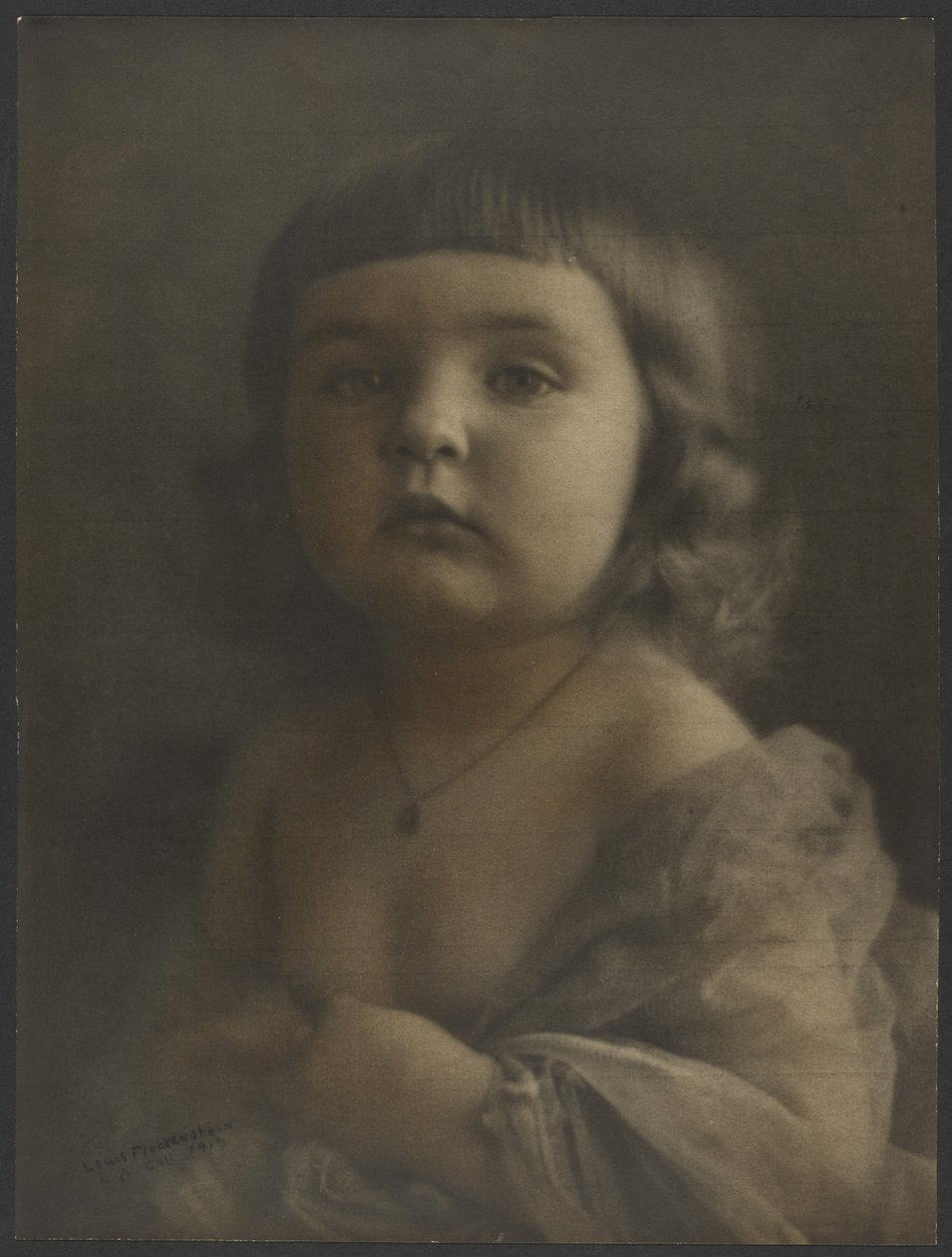 [Retrato de un niño en gasa] de Louis Fleckenstein