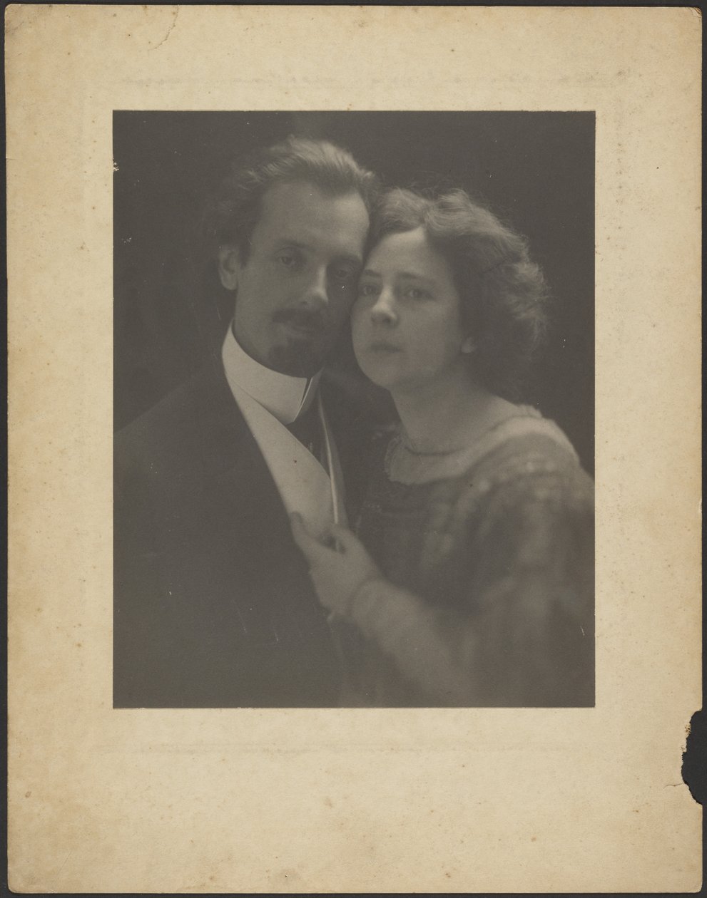 Retrato de una pareja de Louis Fleckenstein