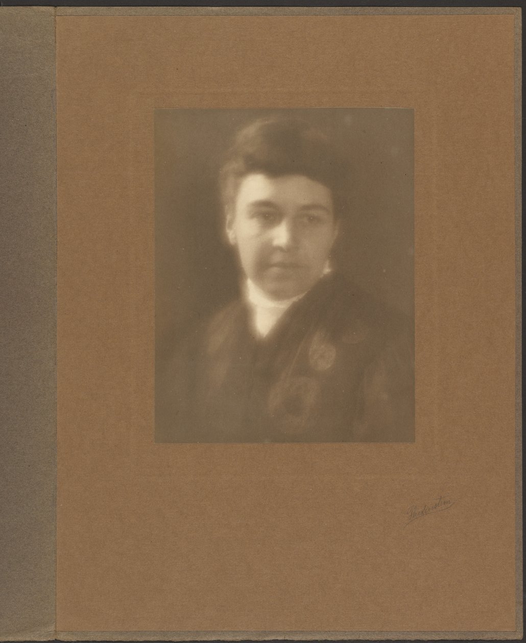 [Retrato de un hombre con túnica] de Louis Fleckenstein