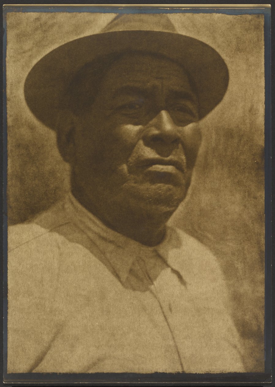 [Retrato de un hombre nativo americano] de Louis Fleckenstein