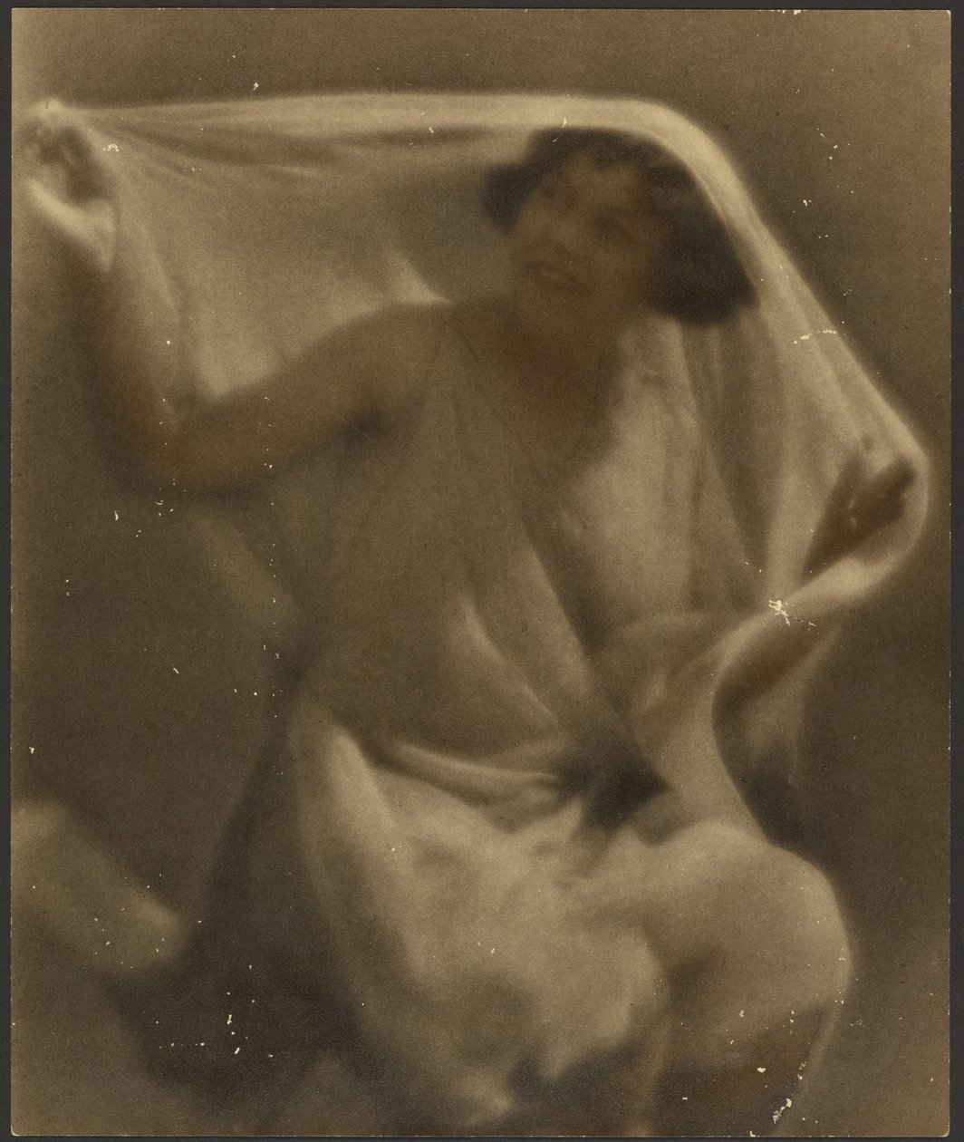 [Retrato de una mujer con velo] de Louis Fleckenstein