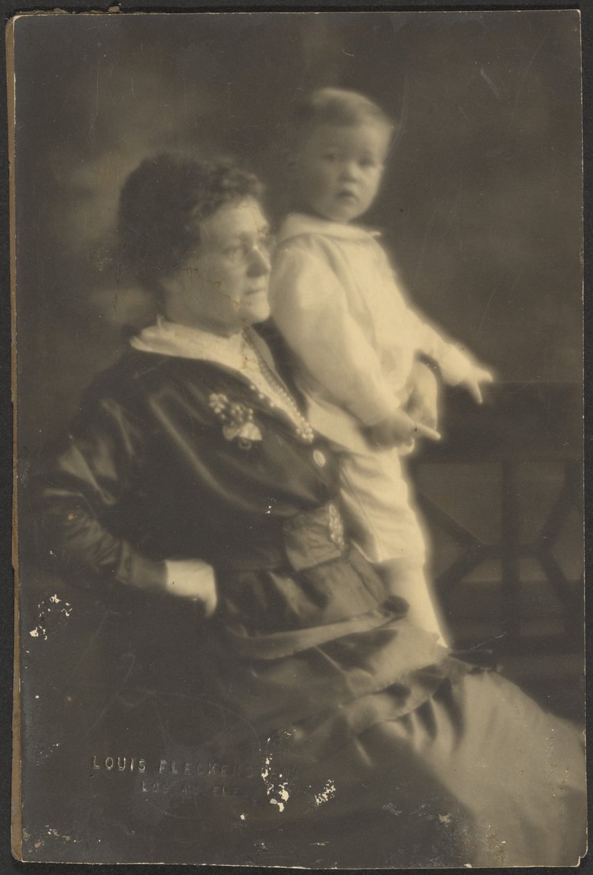 [Retrato de una mujer y un niño] de Louis Fleckenstein