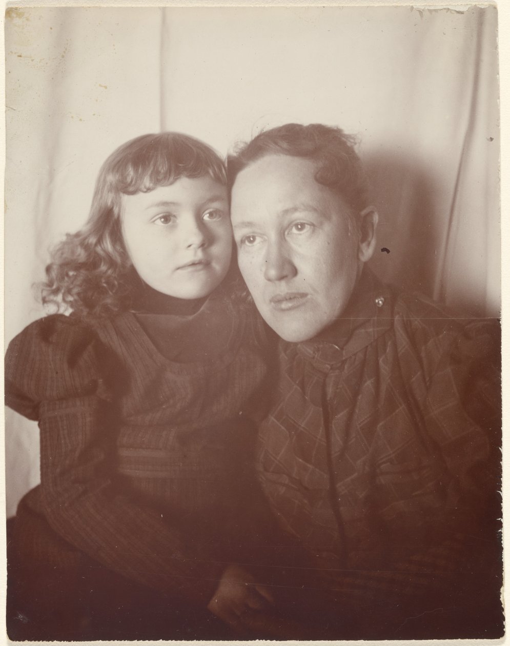 [Retrato de una mujer y una niña] de Louis Fleckenstein