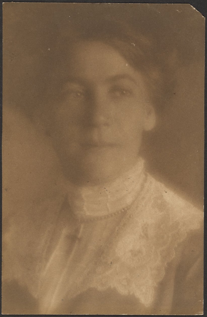 Retrato de una mujer con cuello de encaje de Louis Fleckenstein