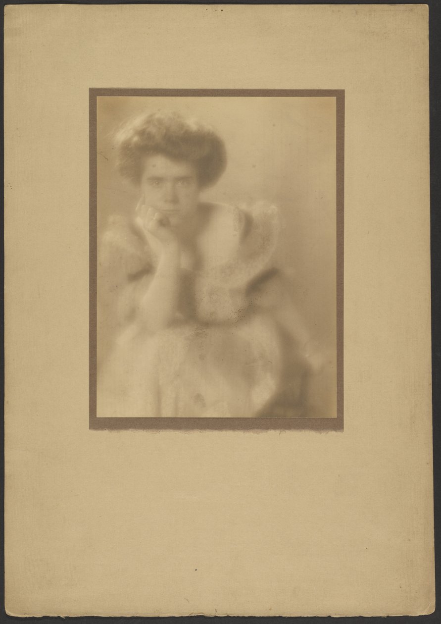 [Retrato de una mujer con tupé] de Louis Fleckenstein