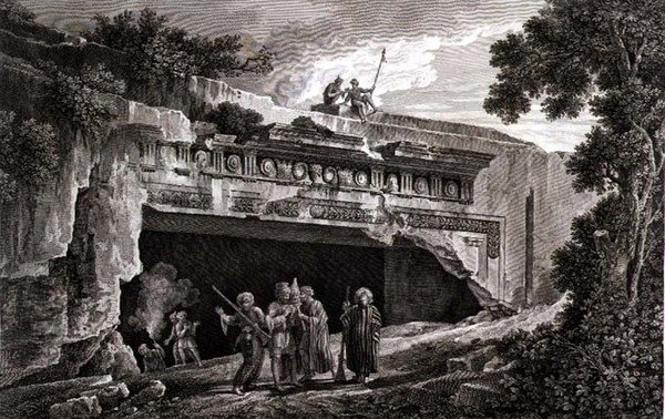 El monumento sepulcral de los Reyes de Judá, placa 25 del Volumen III de un 