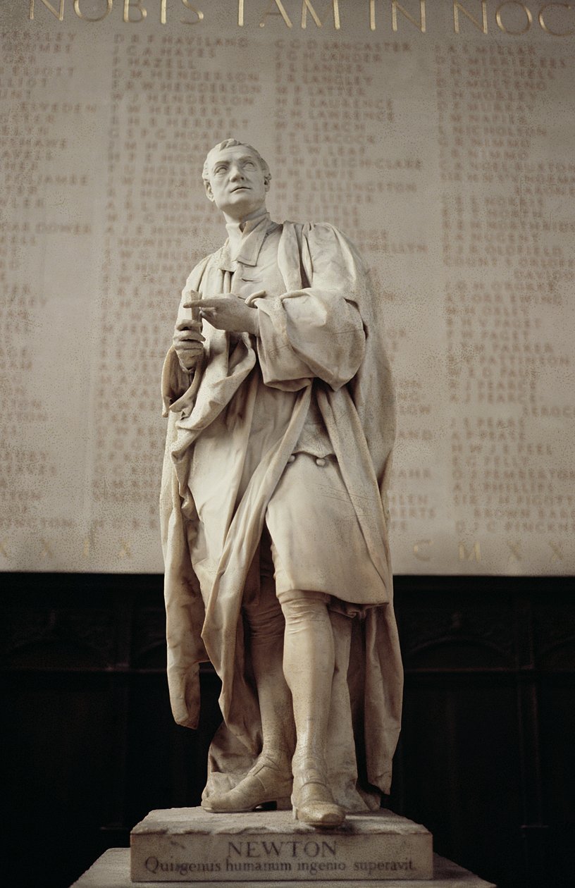 Sir Isaac Newton (1642-1727) de Louis Francois Roubillac