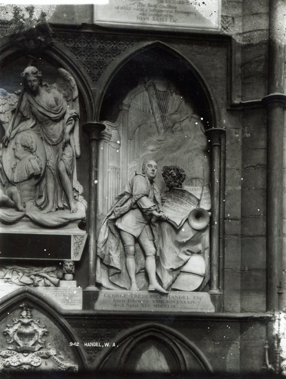 Monumento a Handel, 1762 de Louis Francois Roubilliac