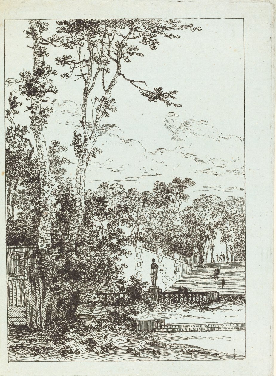 Parque abandonado de Louis Gabriel Moreau the Elder
