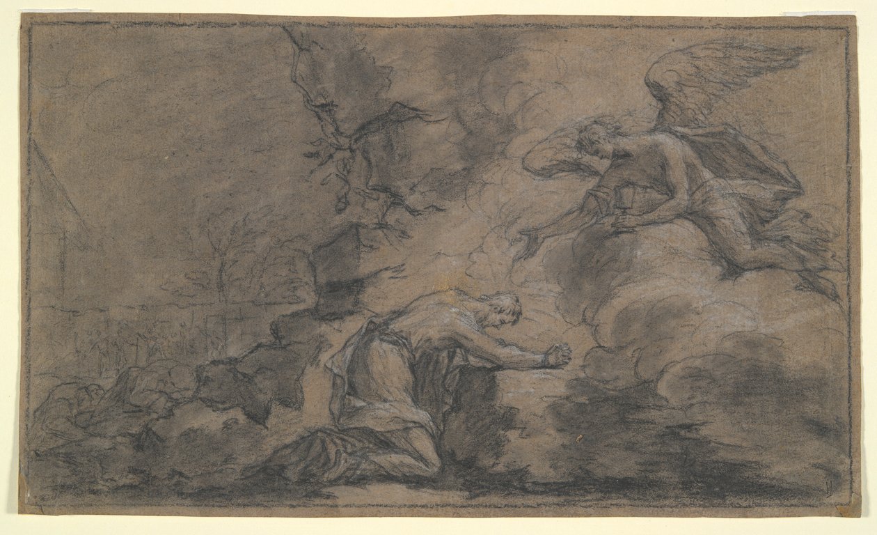 Cristo en el Huerto de Getsemaní (Cristo en el Jardín) de Louis Galloche