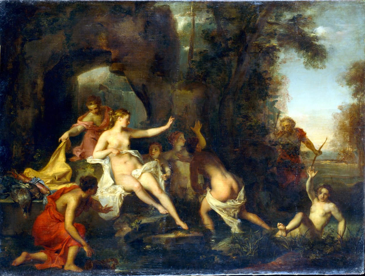Diana y Acteón, 1732 de Louis Galloche