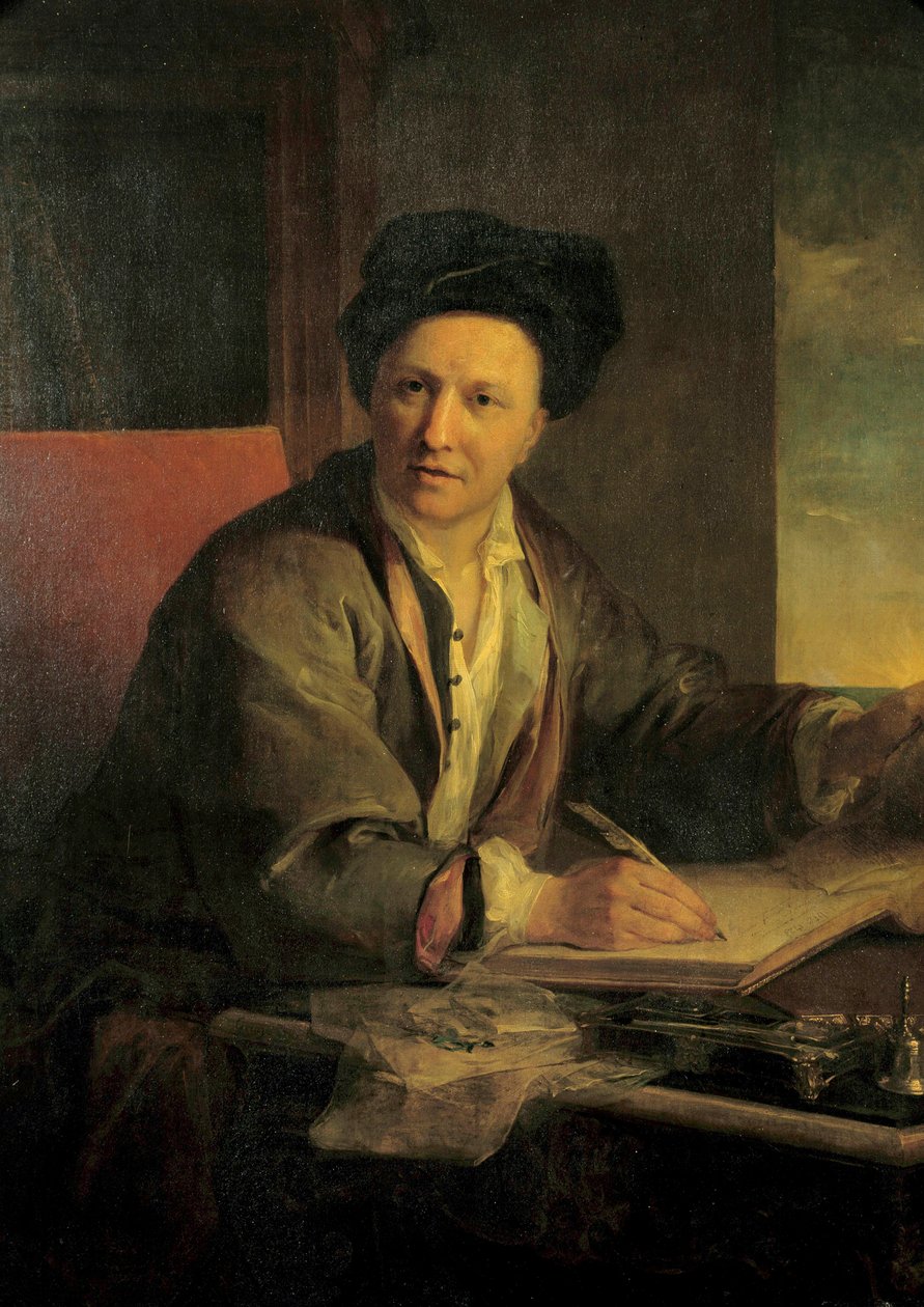 Retrato de Bernard Le Bouyer (Le Bovier) de Fontenelle (1657-1757) de Louis Galloche