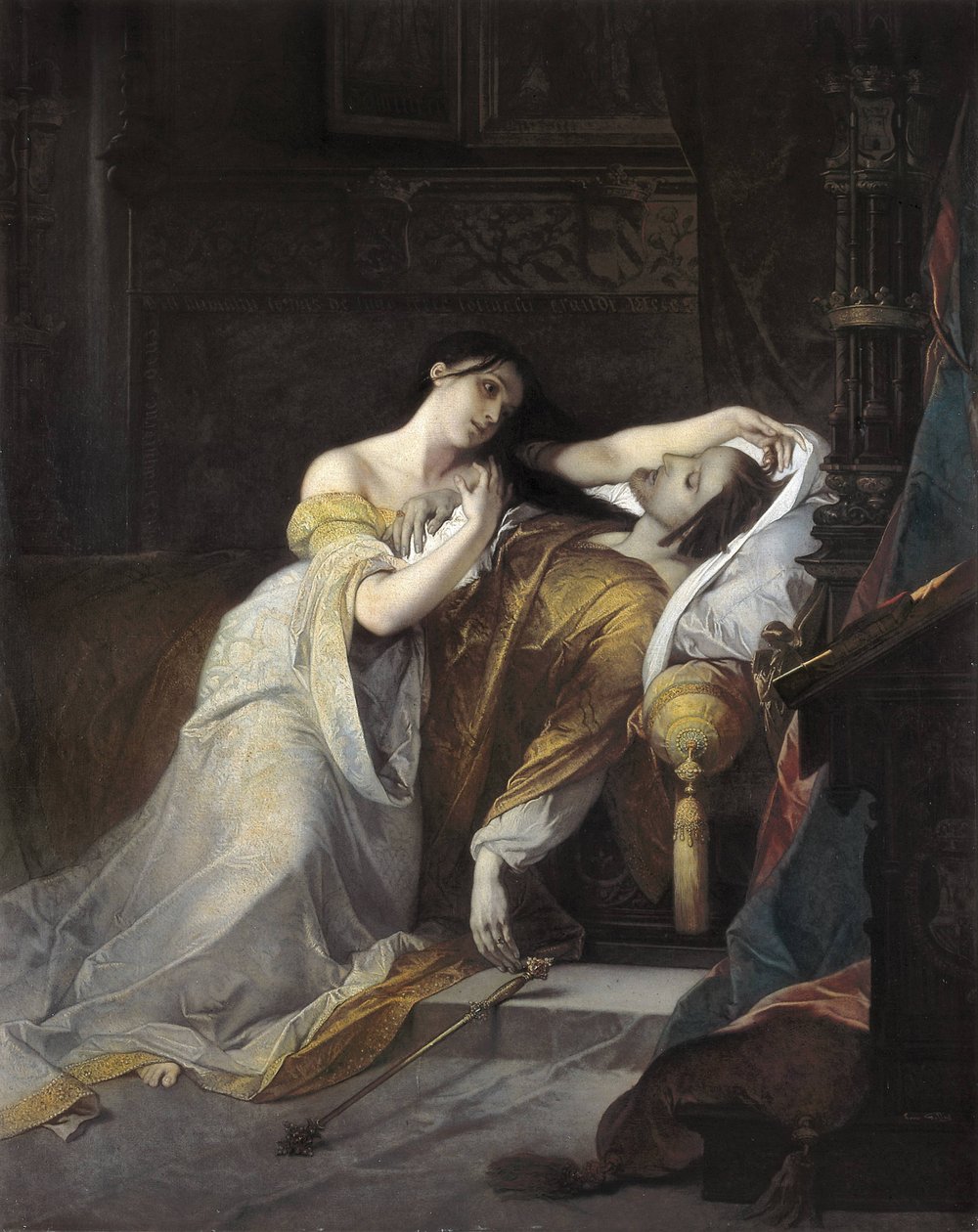Juana I de Castilla llamada Juana la loca esposa de Felipe de Habsburgo de Louis Galue