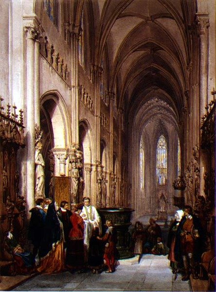 Bautismo de Louis Haghe