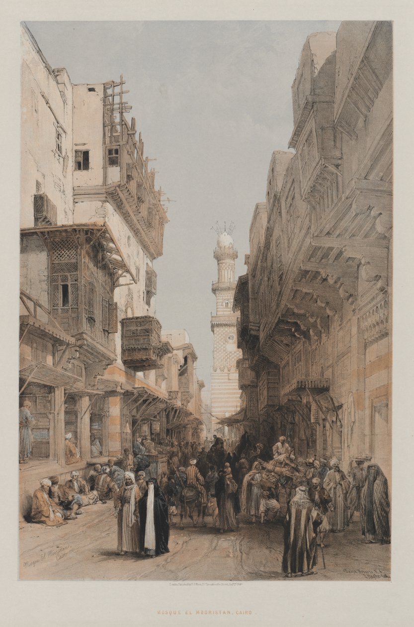 Egipto y Nubia, Volumen III: Mezquita el Mooristan, El Cairo de Louis Haghe