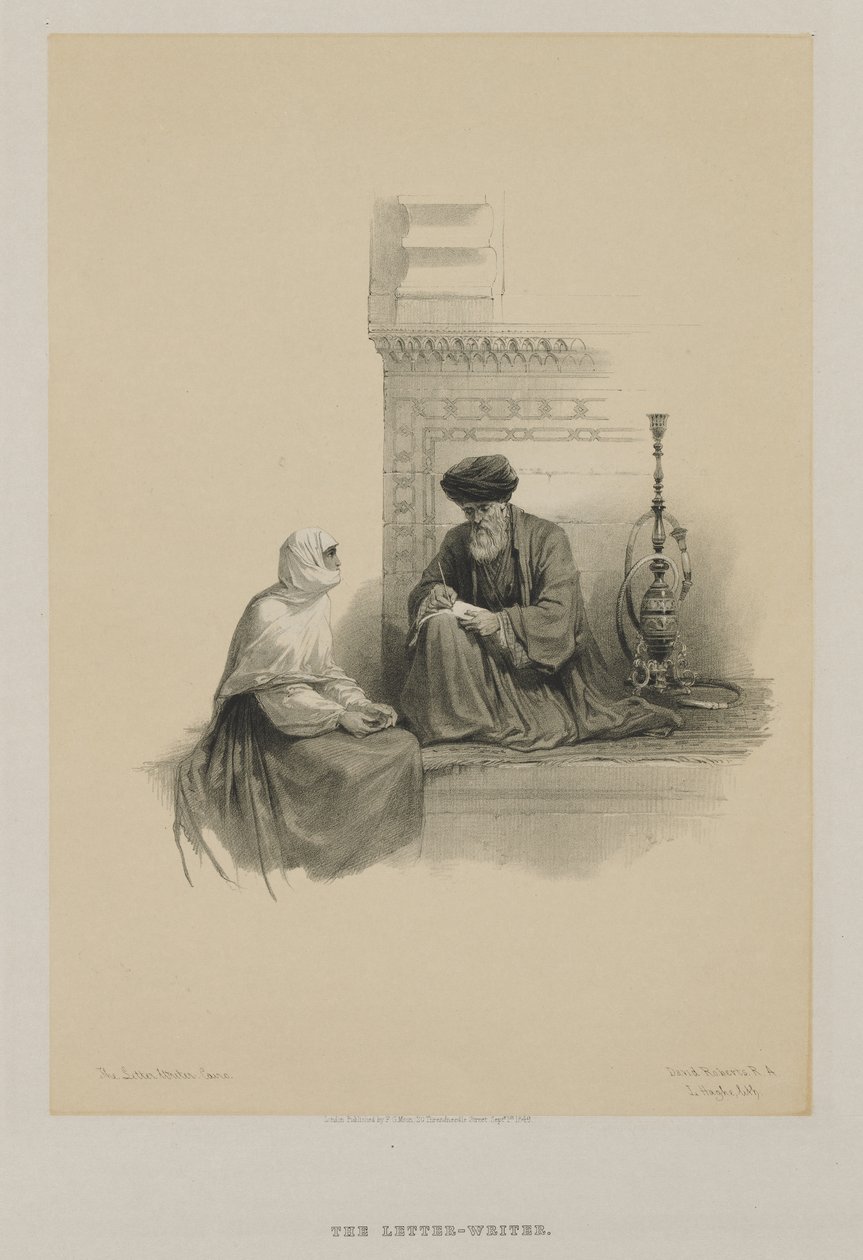 Egipto y Nubia, Volumen III: The Letter-Writer, El Cairo de Louis Haghe